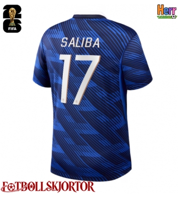 Frankrike William Saliba #17 Hemmatröja VM 2026 Kortärmad
